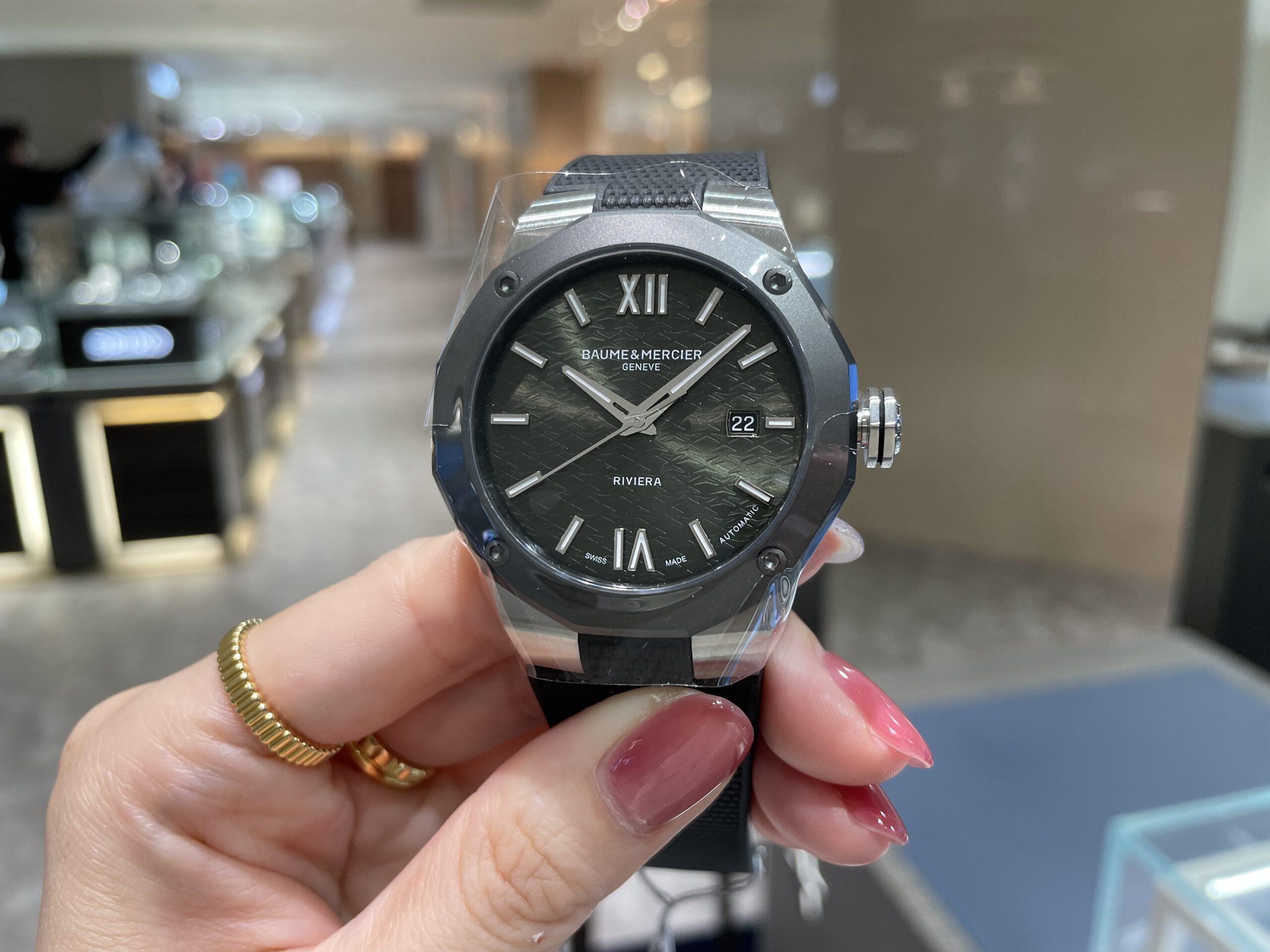 【BAUME&MERCIER】ダークグリーンに注目！【ボームアンドメルシエ】BMM0A10763