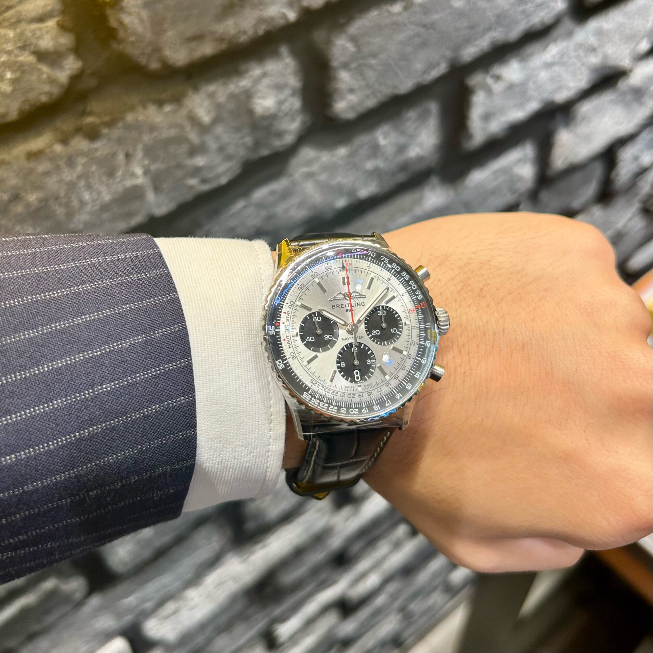 【BREITLING】43ｍｍ存在感抜群！【ブライトリング】AB0138241G1P1