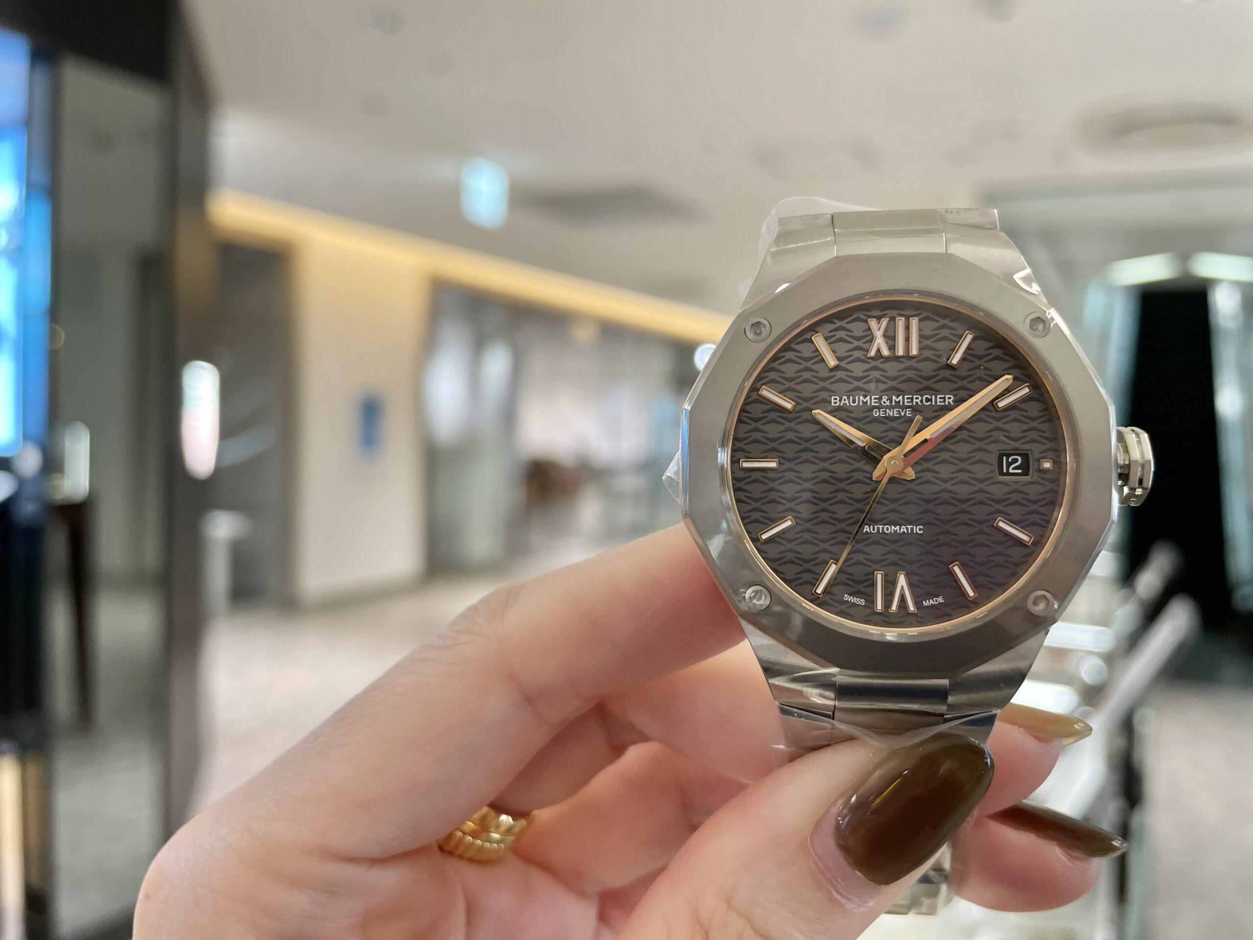 【BAUME&MERCIER】リビエラでもひと味ちがいます！【ボームアンドメルシエ】BMM0A10661