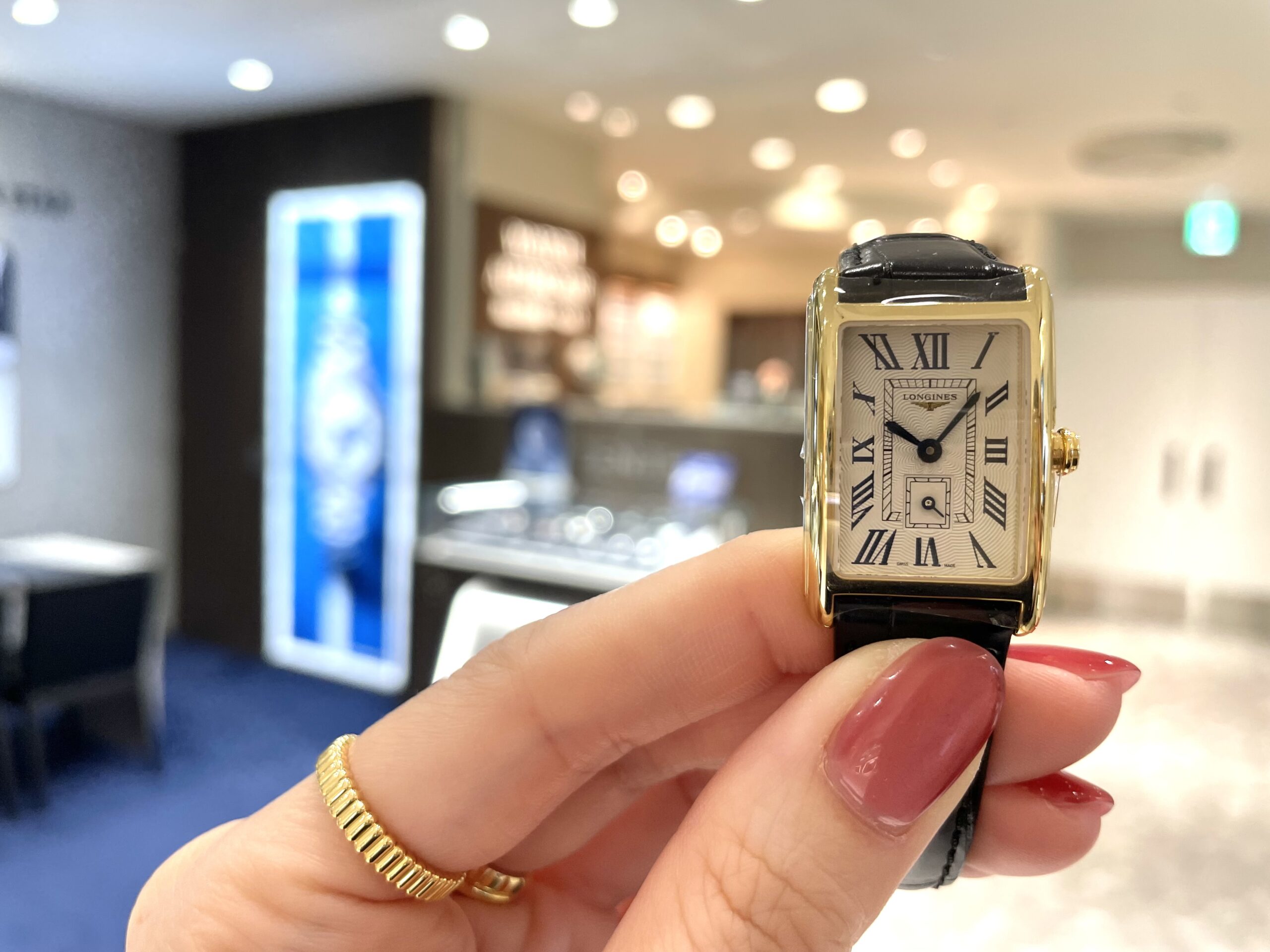 【LONGINES】キラッとゴールド！【ロンジン】L5.258.8.71.0