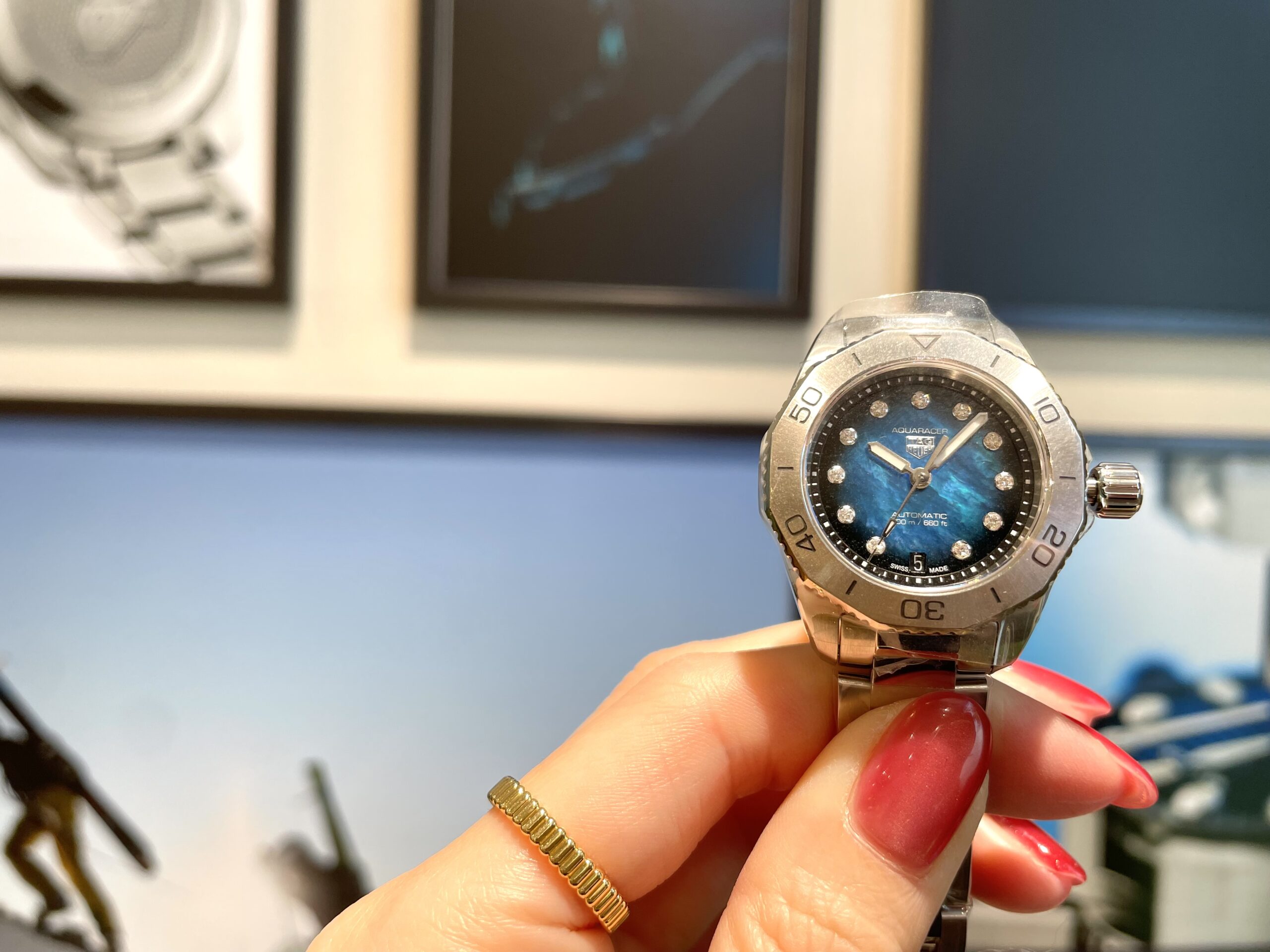 【TAGHeuer】引き込まれるブルーの深み。【タグ・ホイヤー】WBP2411.BA0622