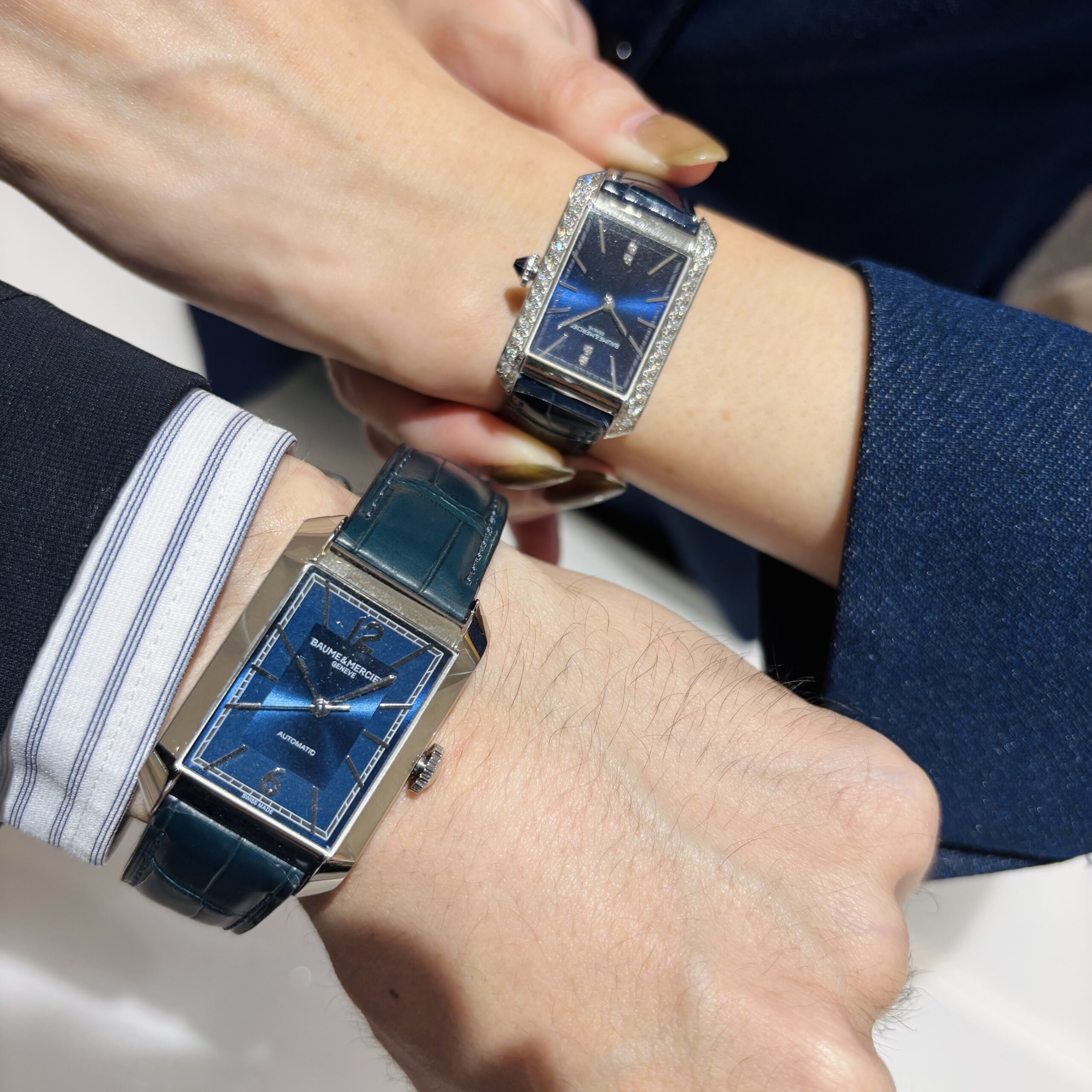 【BAUME&MERCIER】ペアウォッチはいかがですか？【ボームアンドメルシエ】BMM0A10709/BMM0A10732
