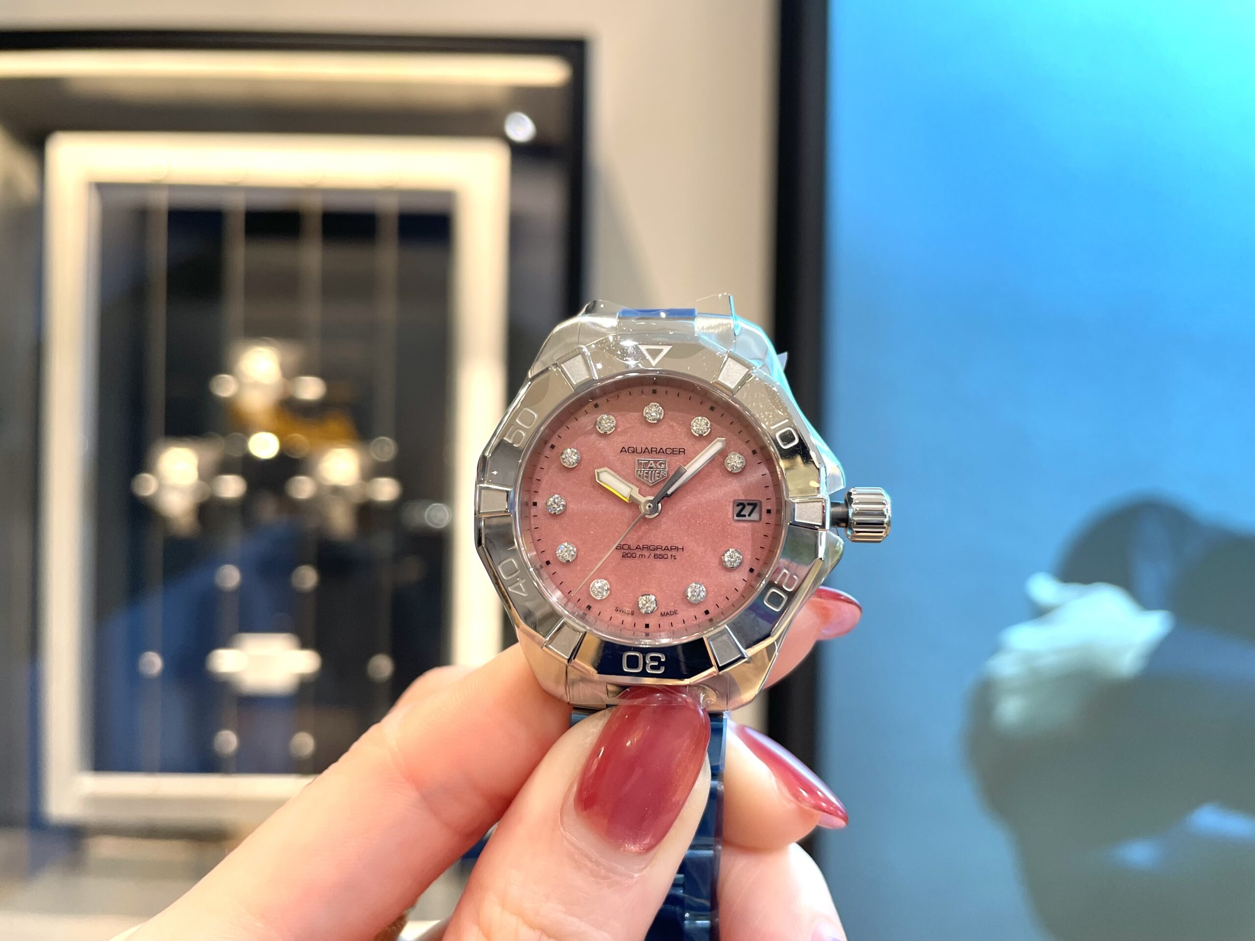 【TAGHeuer】新作ピンクソーラー🩷【タグ・ホイヤー】WBP1318.BA0005