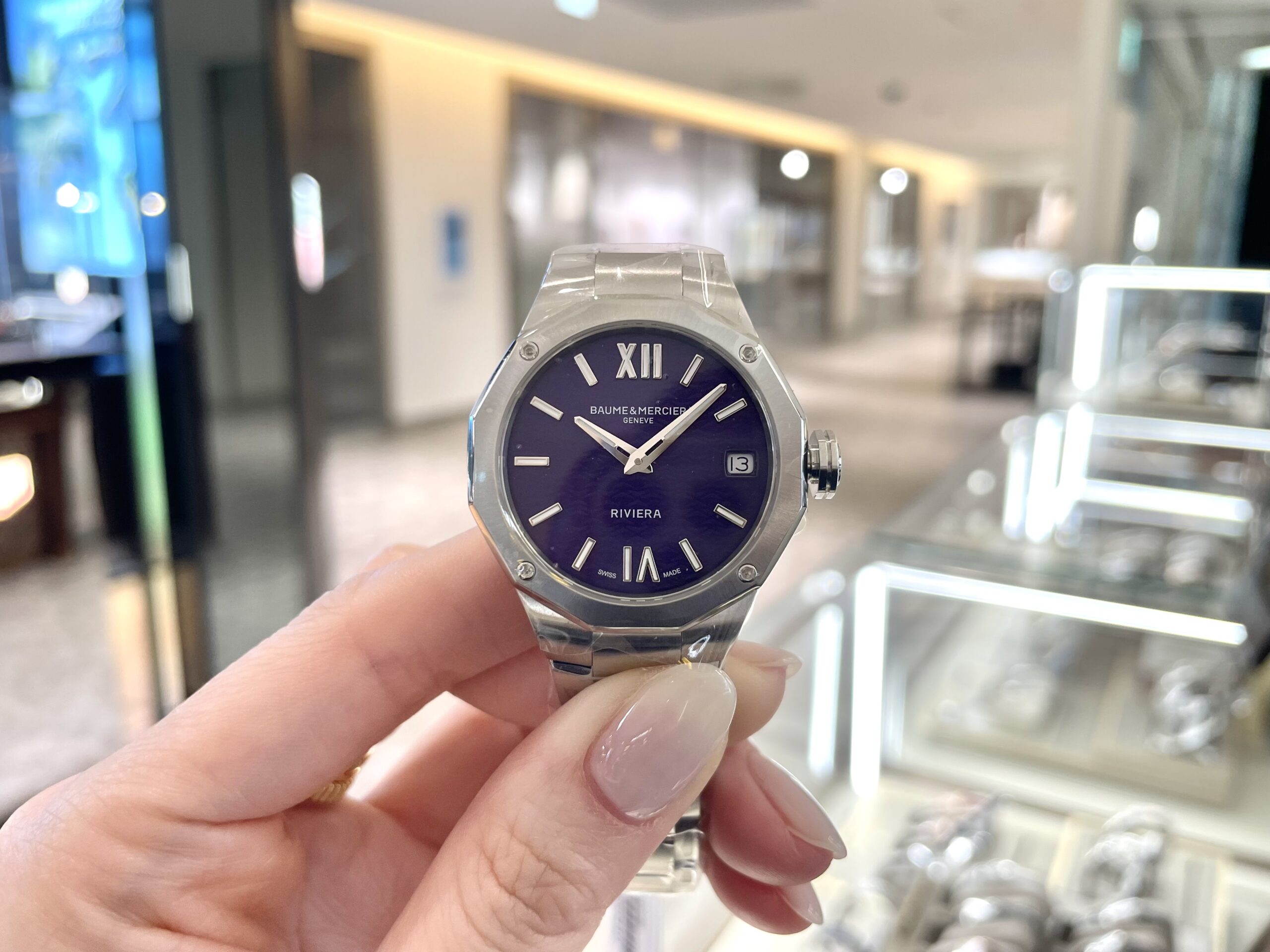 【BAUME＆MERCIER】パープルは珍しくない？【ボーム＆メルシエ】BMM0A10728