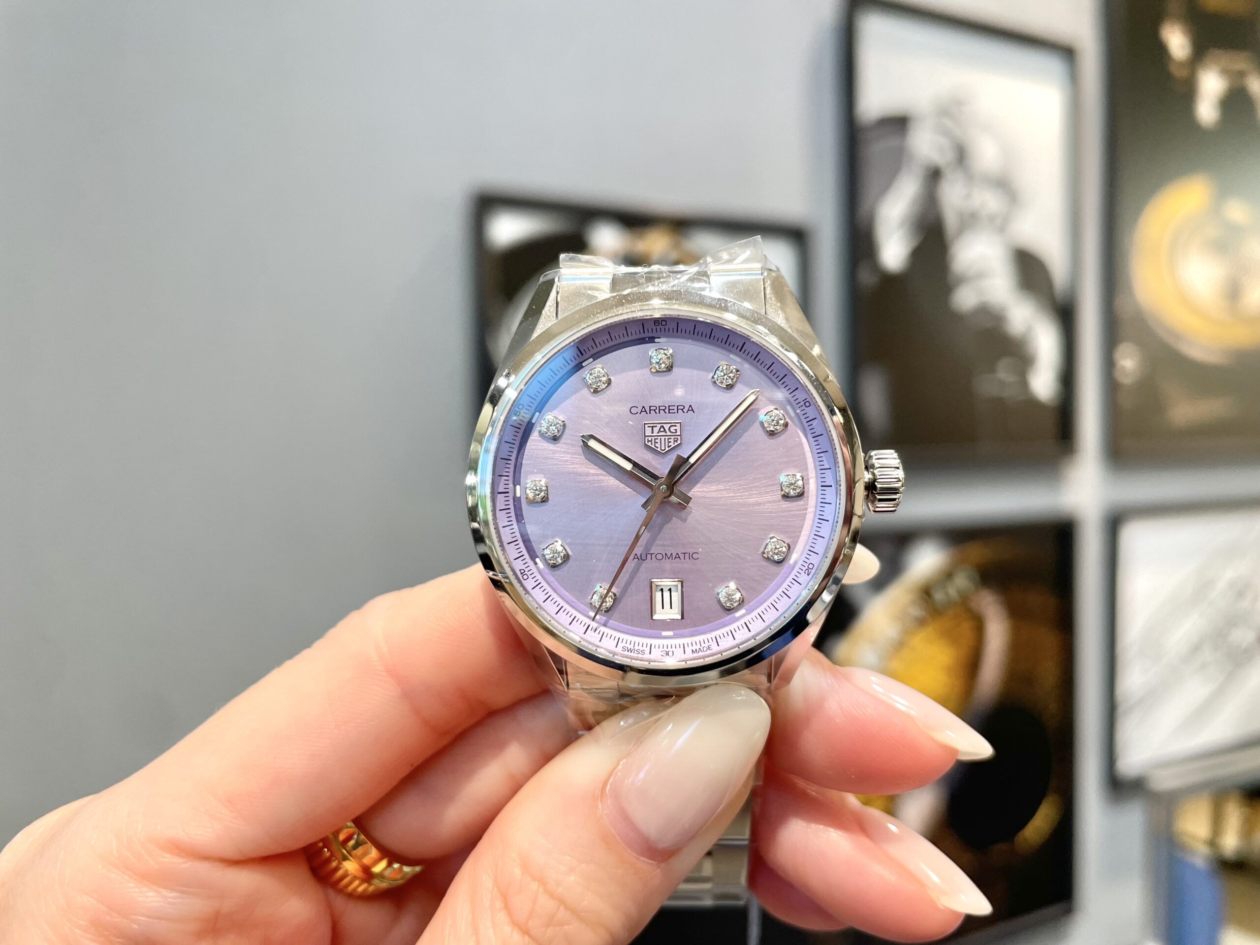 【TAGHeuer】新作の薄紫！【タグ・ホイヤー】WBN2319.BA0001