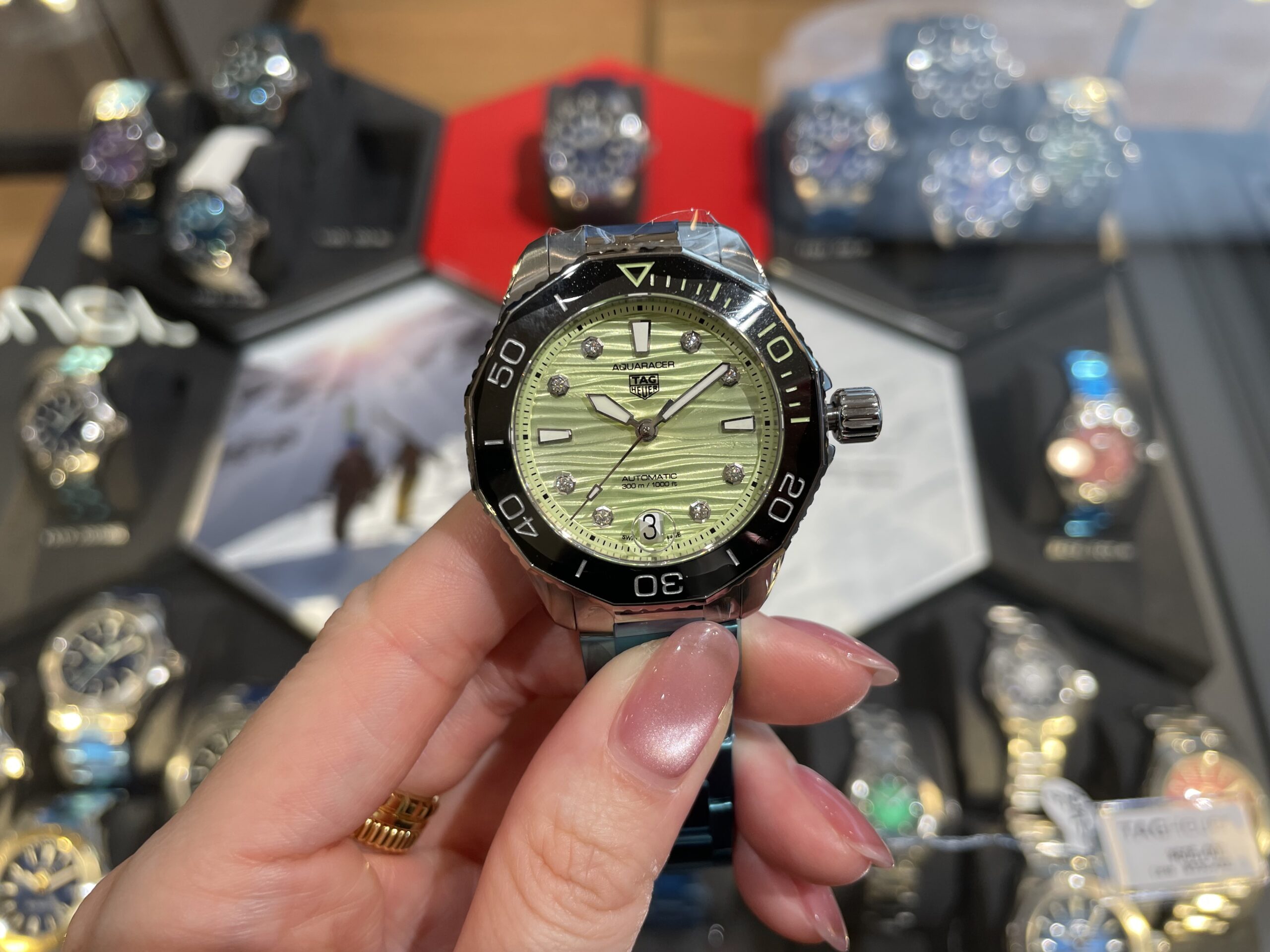 【TAGHeuer】新色爽やかカラーのアクアレーサー登場！【タグ・ホイヤー】WBP231L.BA0618
