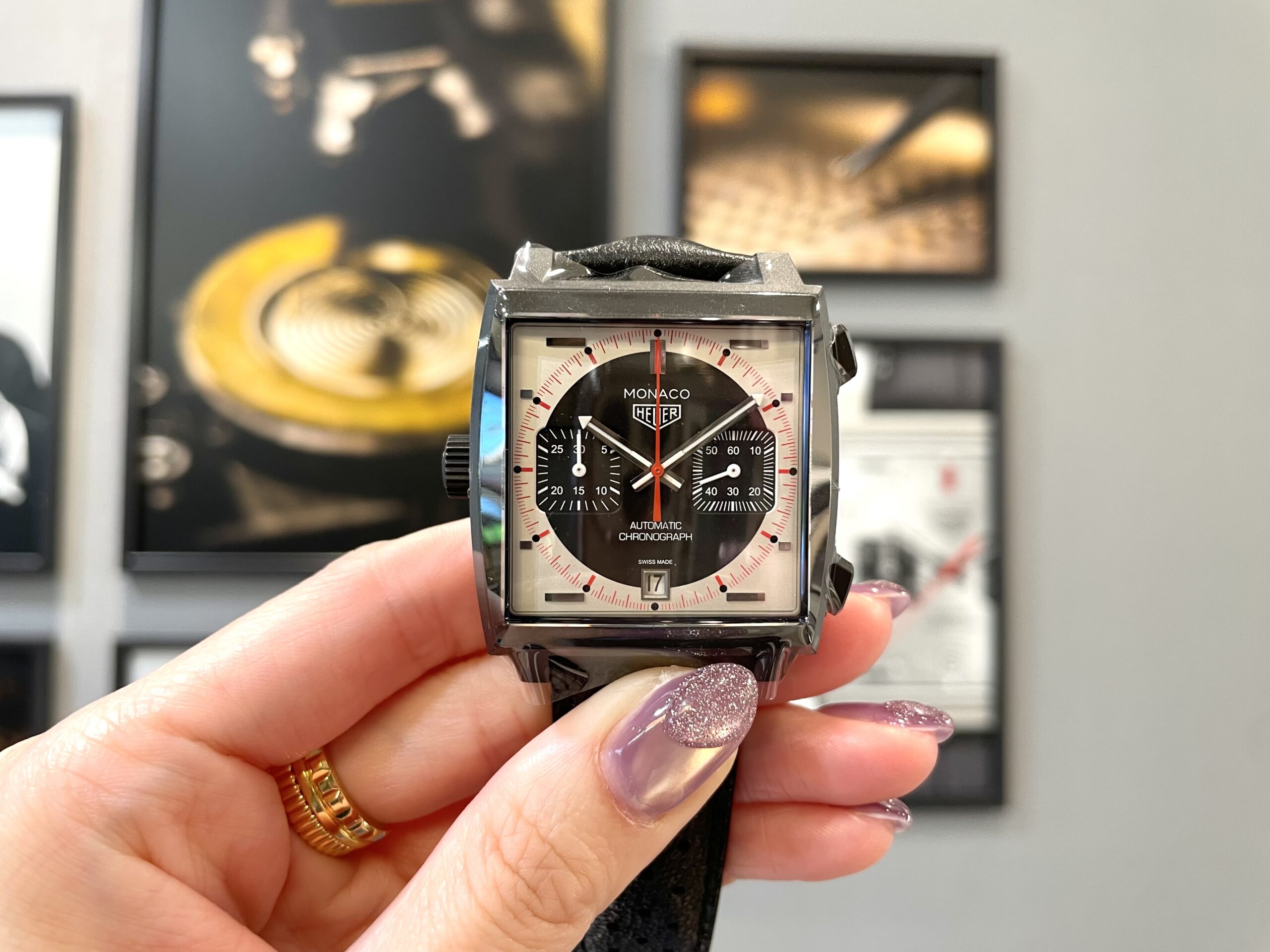 【TAGHeuer】モナコクロノグラフストップウォッチ登場！【タグ・ホイヤー】CAW218F.FC6356