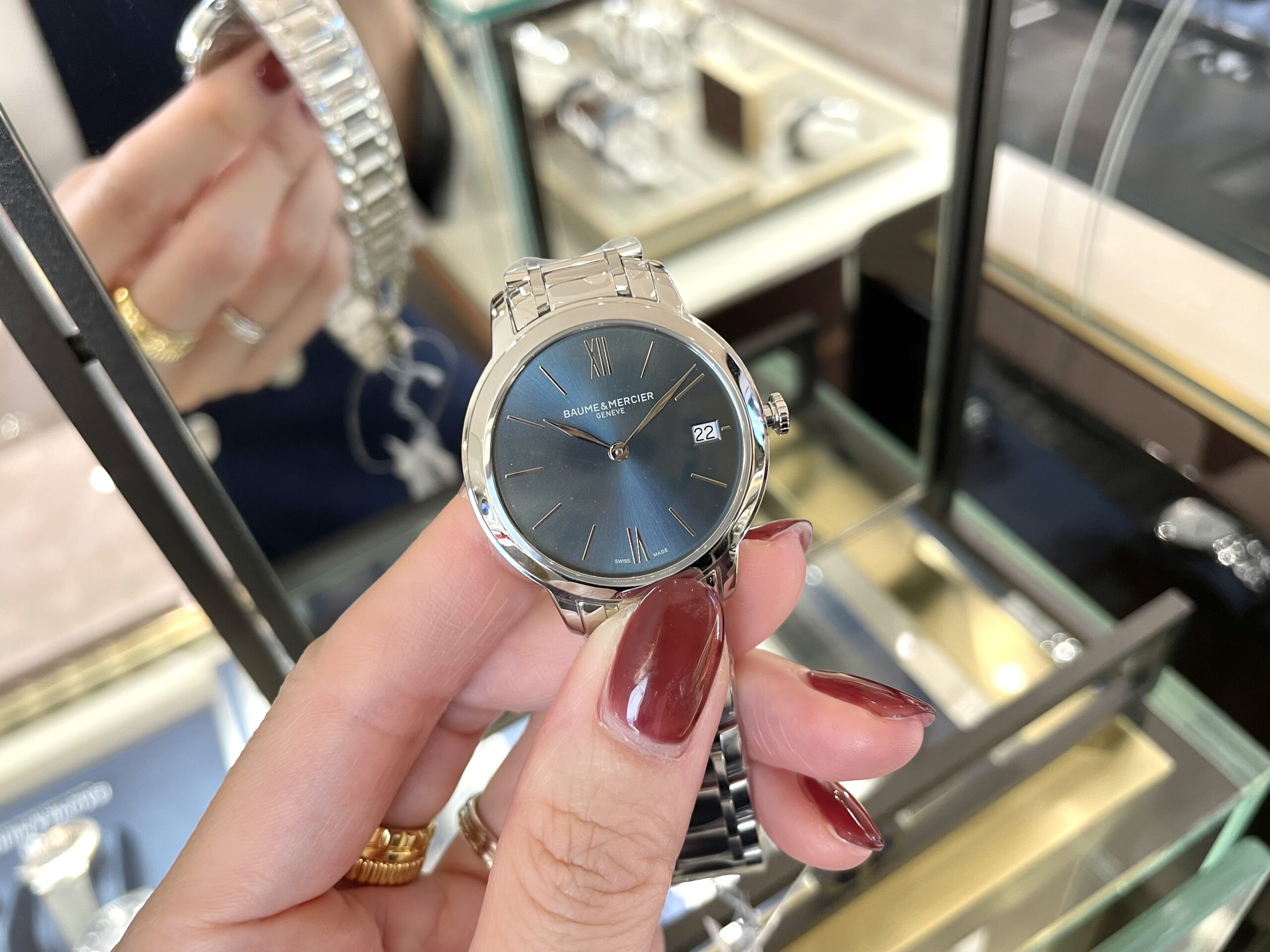 ✨Baume&Mercier✨ボーム＆メルシエ✨クォーツ✨コンビ✨腕時計✨ 安心堂ウォッチブティック松坂屋静岡店公式ブログ
