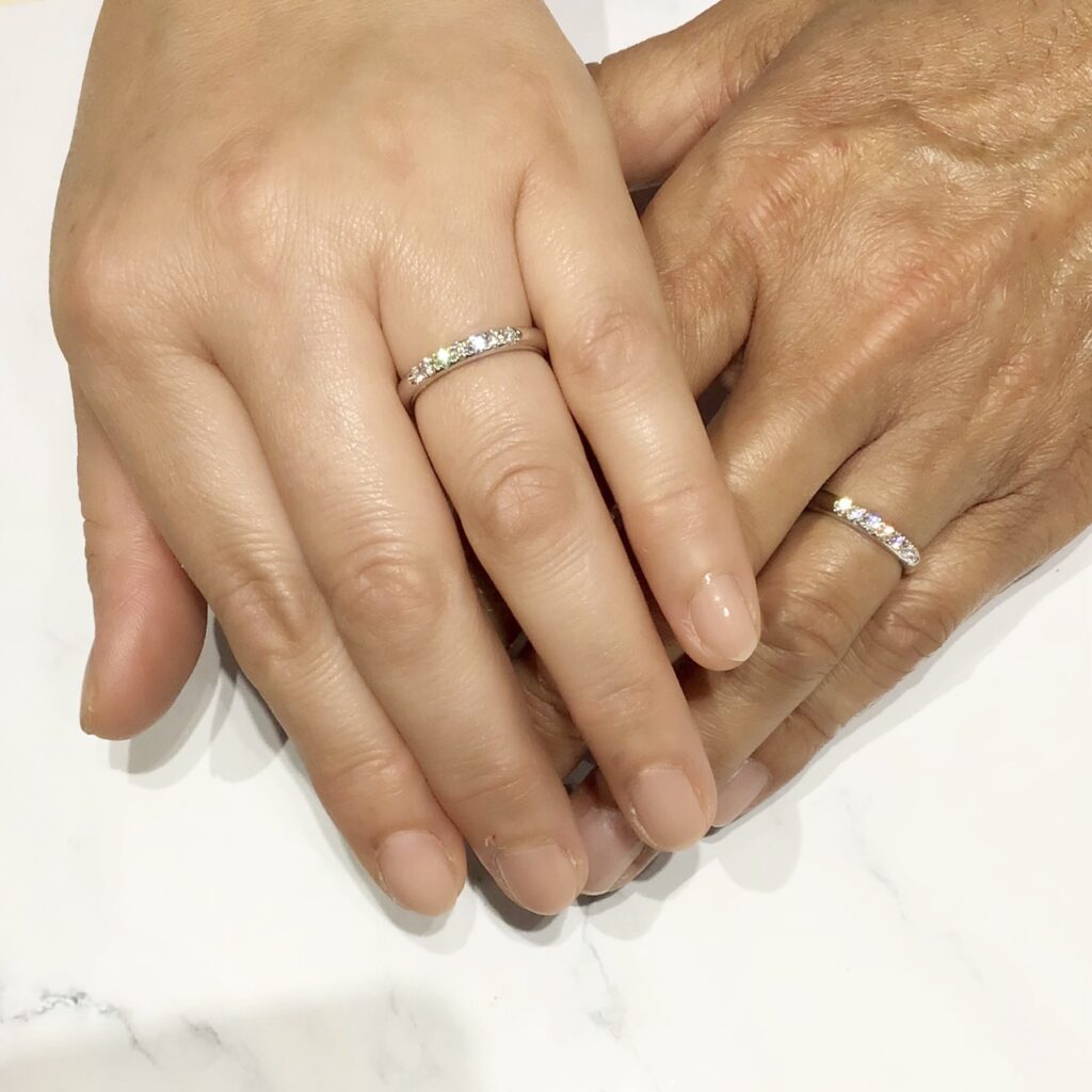 安心堂沼津店公式ブログ ミキモト 結婚指輪♡