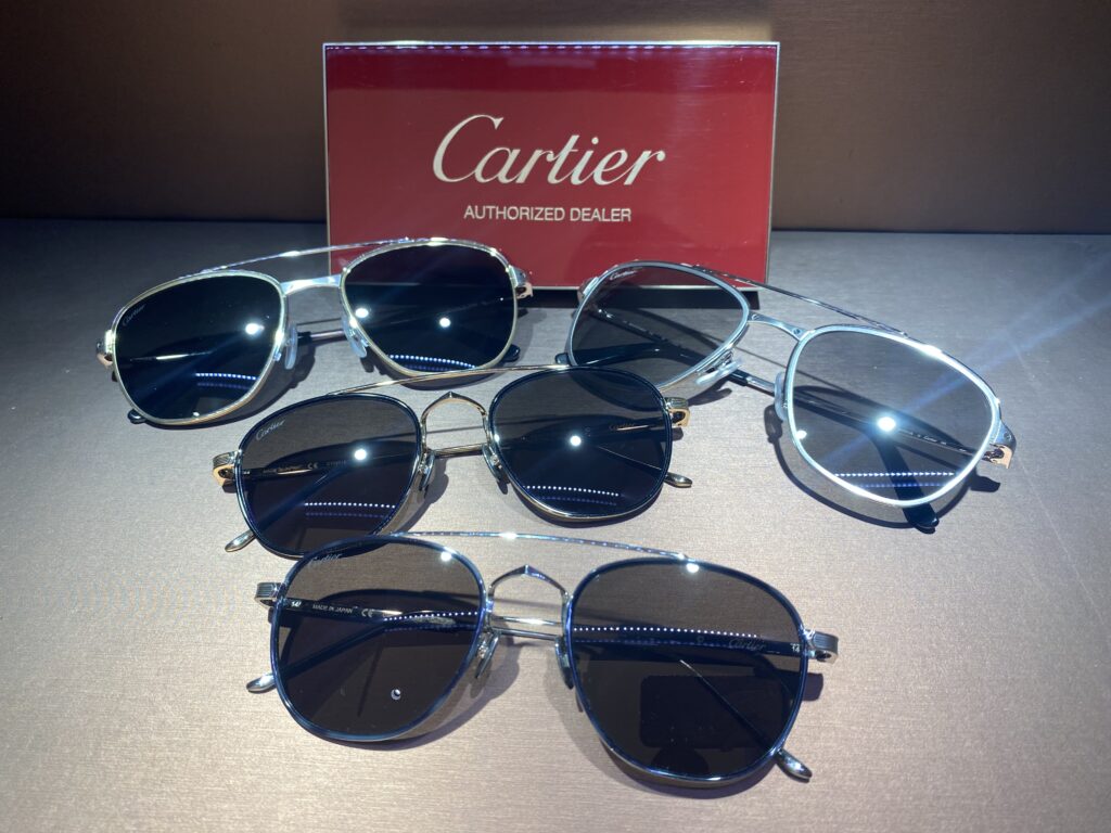 カルティエ Cartier サングラス レディース メンズ （シルバー