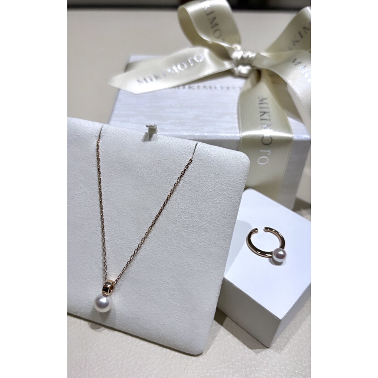 【MIKIMOTO – ミキモト】さりげないパールジュエリーで上品に可愛く【安心堂沼津店】