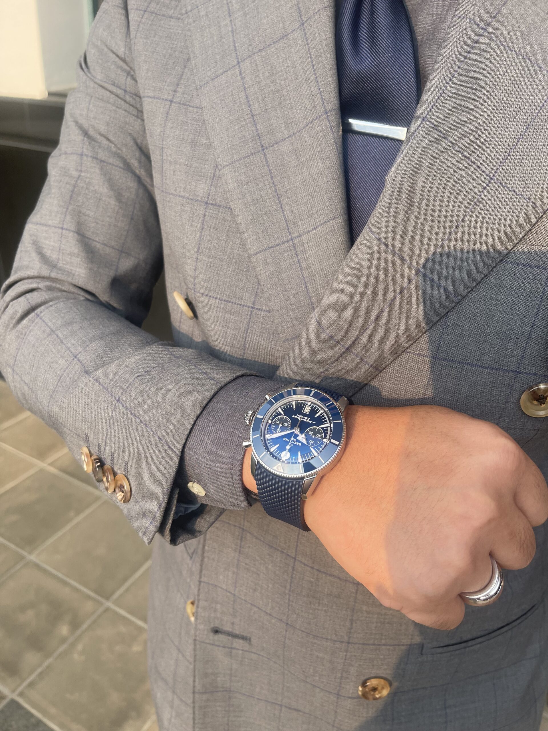【BREITLING】新作スーパーオーシャンヘリテージB01クロノグラフ42【ブライトリング】