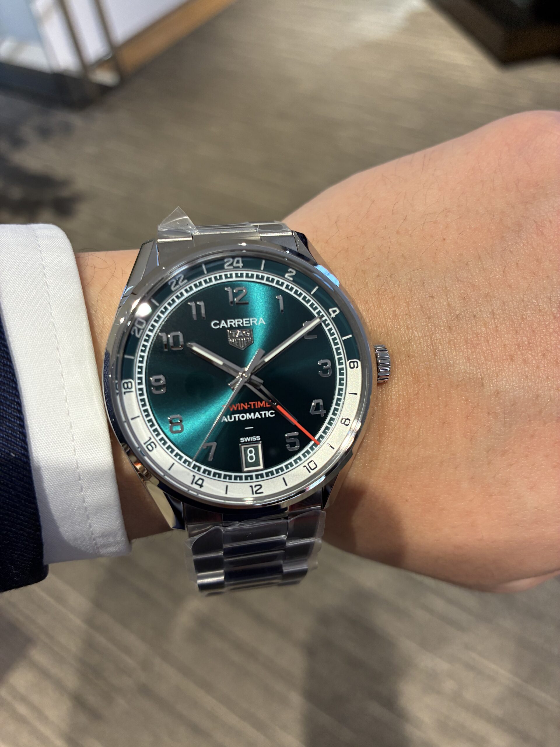 安心堂沼津店公式ブログ 【TAG Heuer】トレンドのグリーン文字盤【タグ