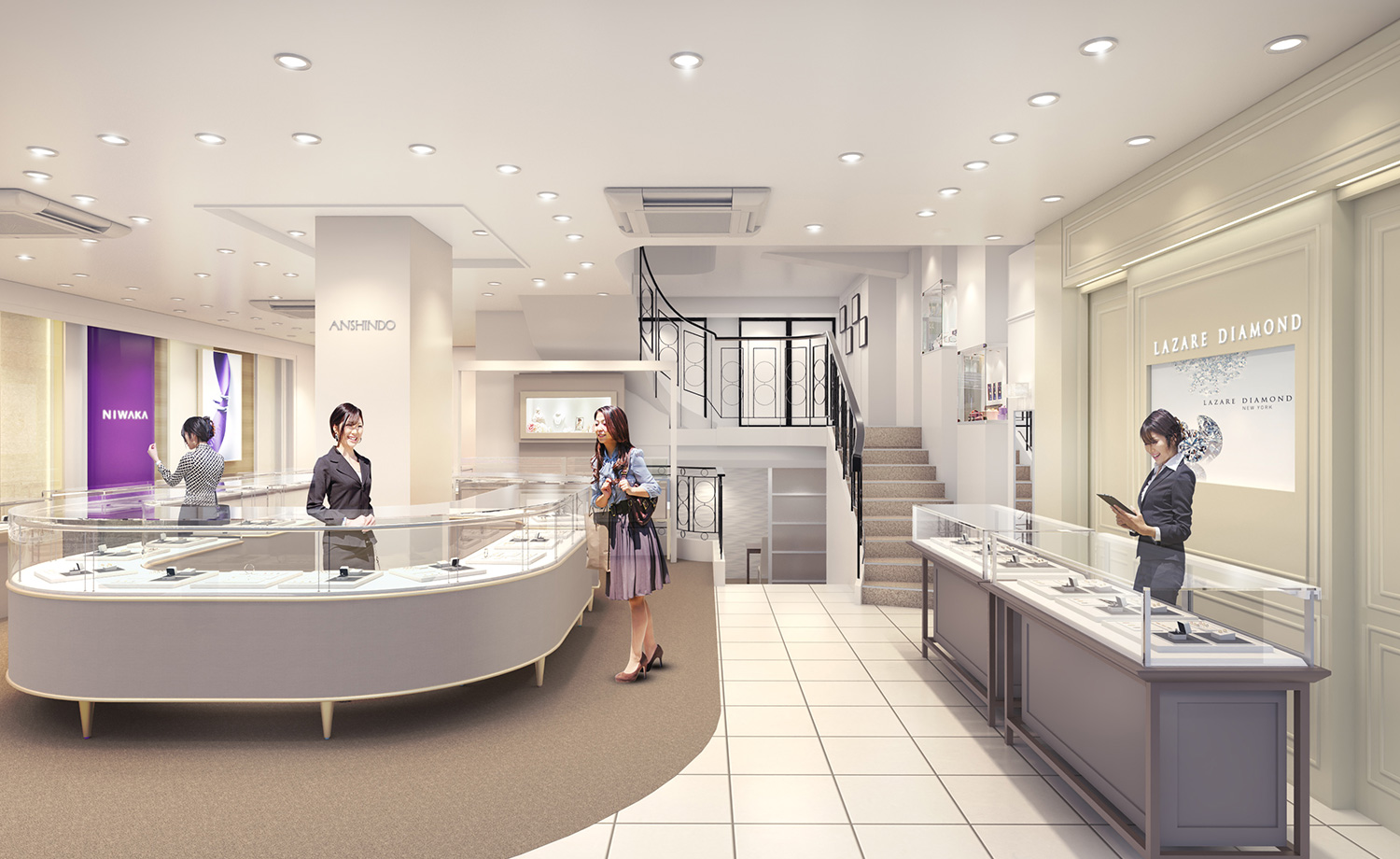 ロ安心堂静岡本店リニューアル「店内1」