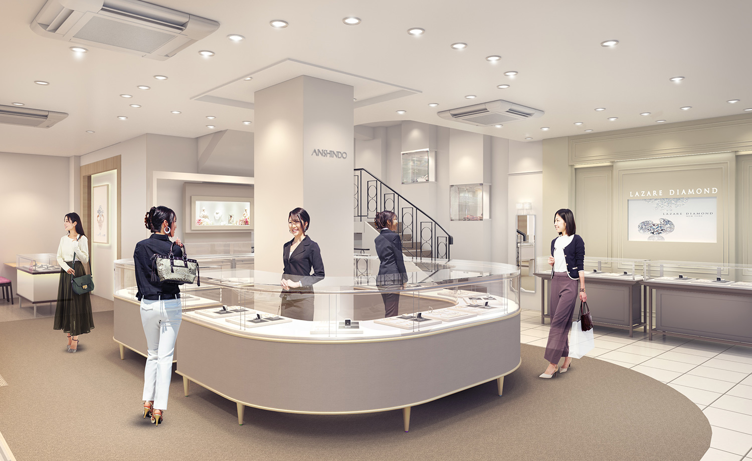 安心堂静岡本店リニューアル「店内2」