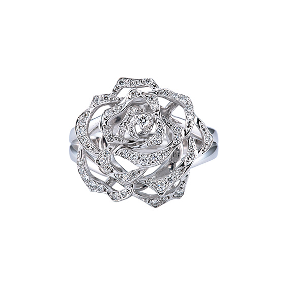 美品 ラザールダイヤモンド Pt950 ダイヤ0.01 デザイン リング 指輪最大部分の幅約22mm