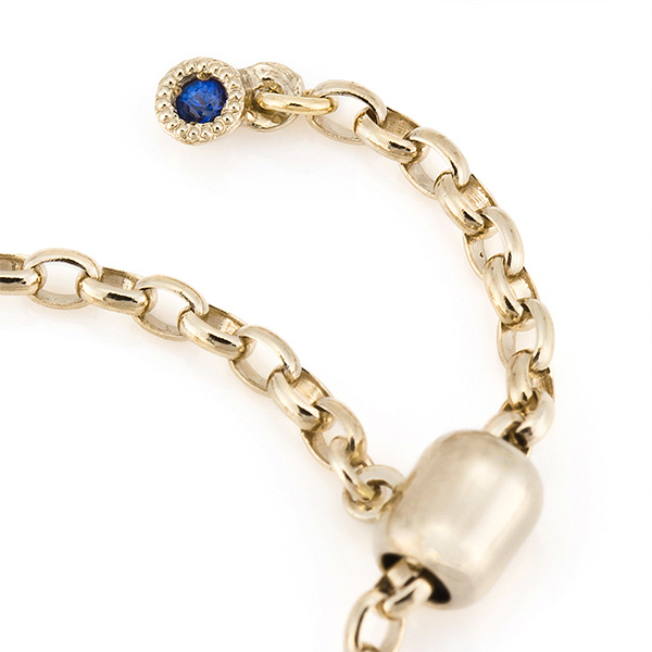 アベリ ブルーサファイア チェーンリング｜ジュエリー・時計・メガネの